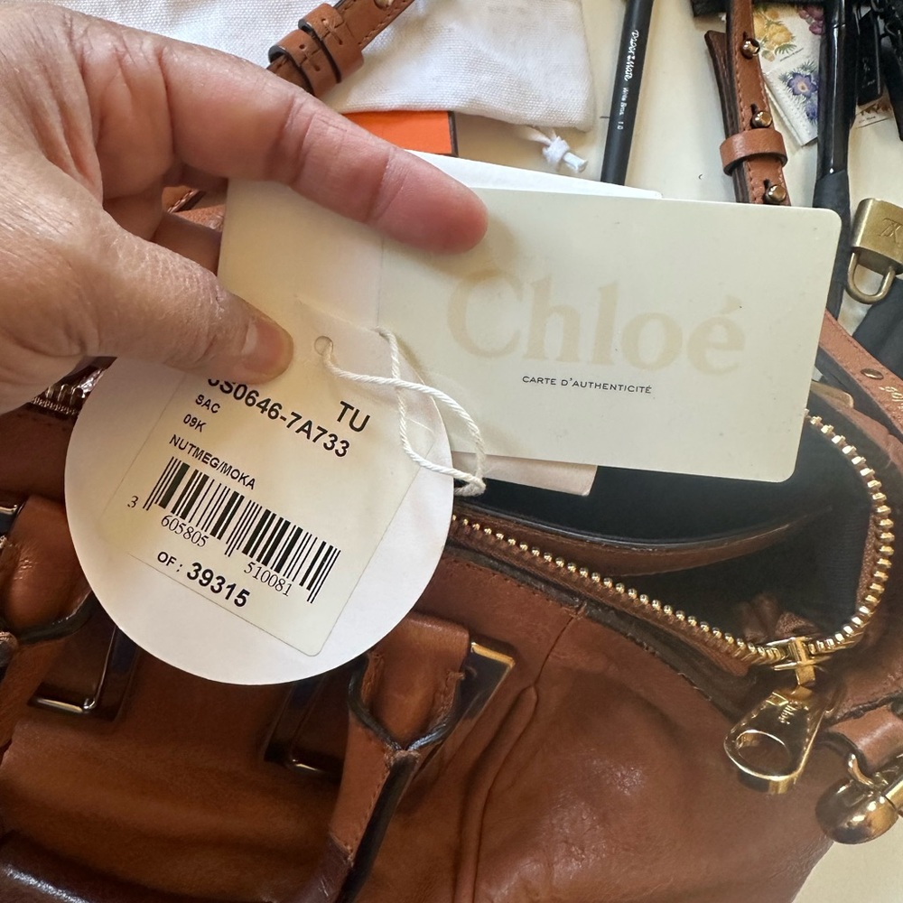 Small Chloe leather bag - Picture 7 of 16